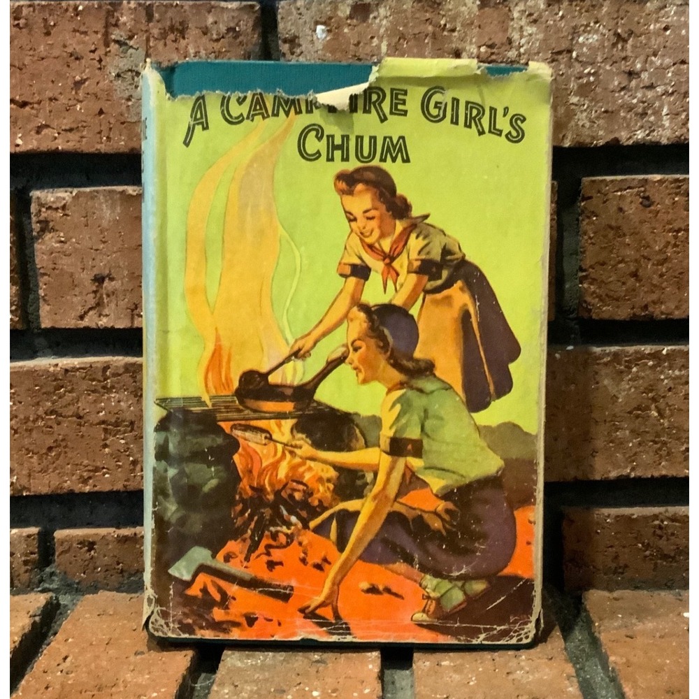 A Campfire Girls Chum Jane L Stewart Saalfield Hardcover Dust Jacket Vintage